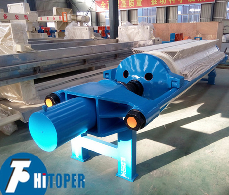 Factory filtration pressure 1-2.5Mpa round plate filter press, clay mud dehydration press filter for sale